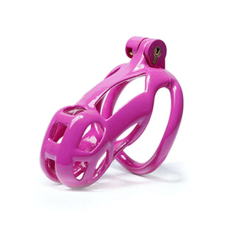 Small Purple Cobra Male Chastity Cage